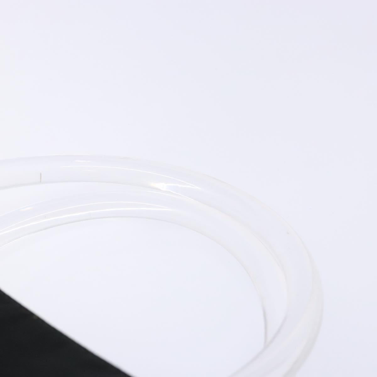 PRADA Hand Bag Nylon Black Silver Auth gh600