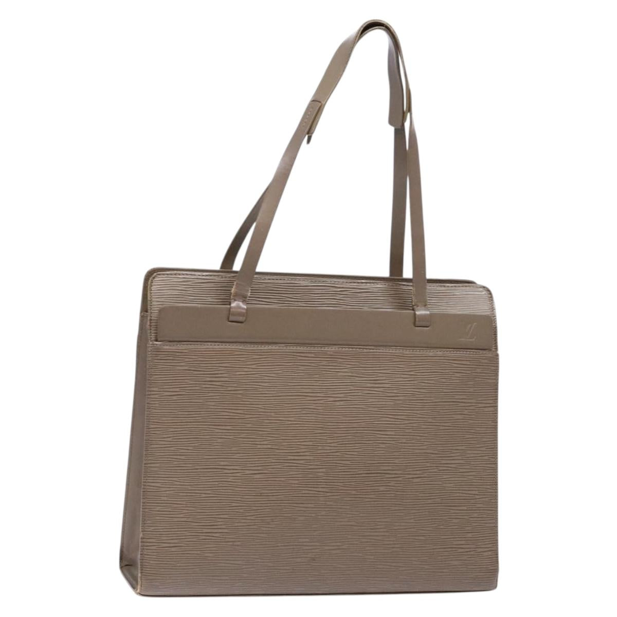 LOUIS VUITTON Epi Croisette PM Tote Bag Lilac M5249B LV Auth gh601