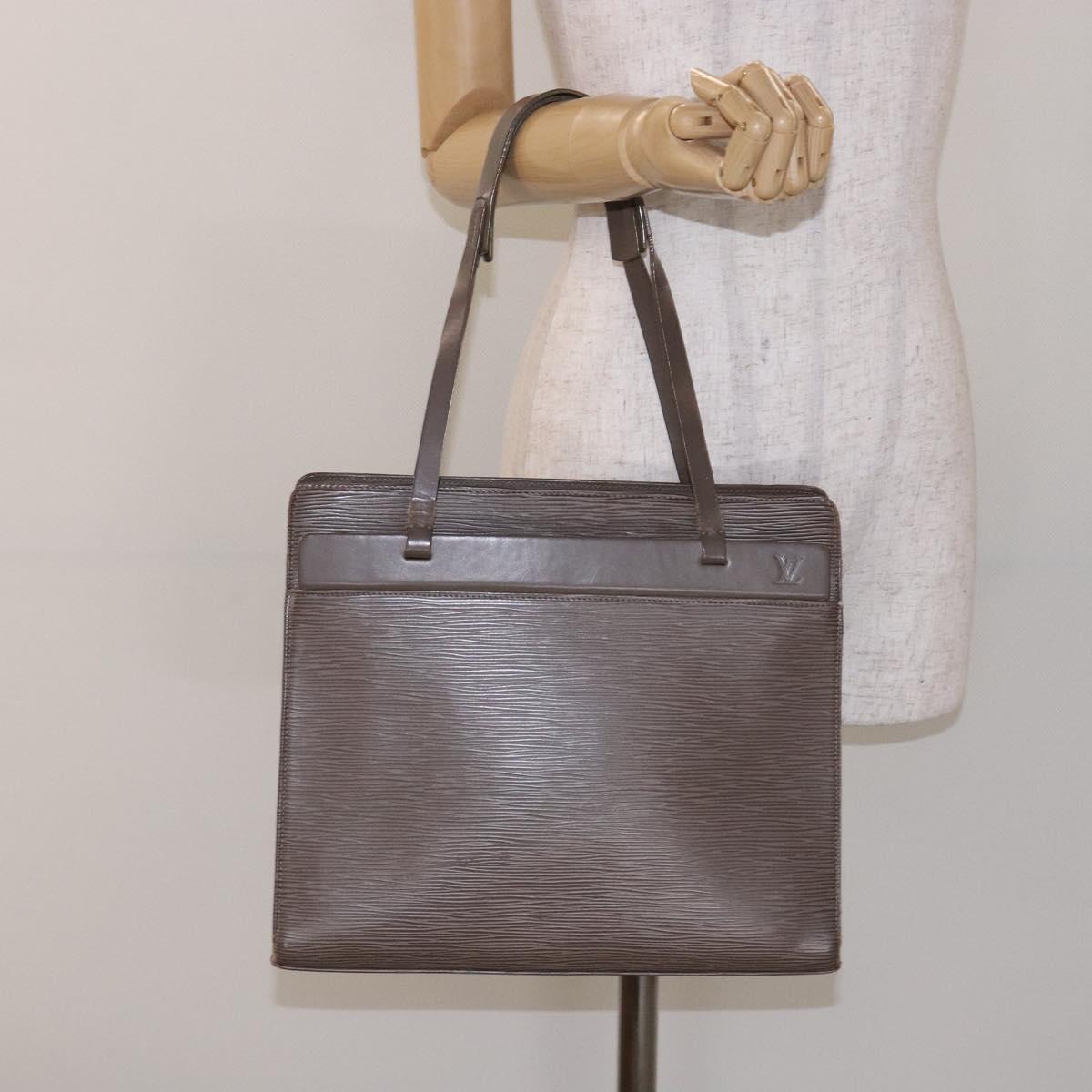 LOUIS VUITTON Epi Croisette PM Tote Bag Lilac M5249B LV Auth gh601