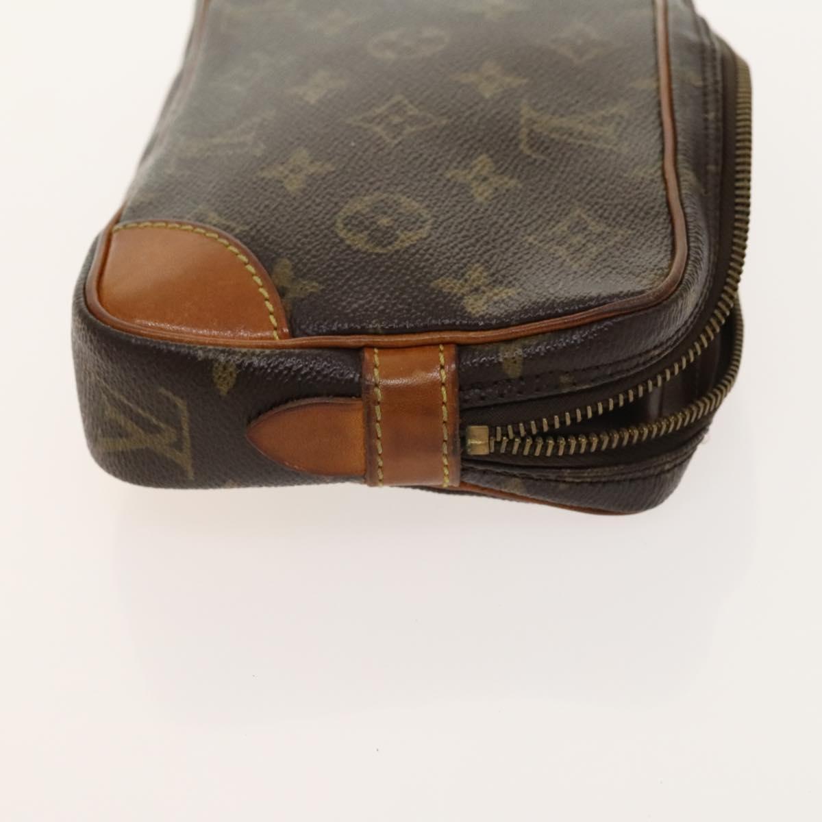 LOUIS VUITTON Monogram Pouch 2Set LV Auth gh679