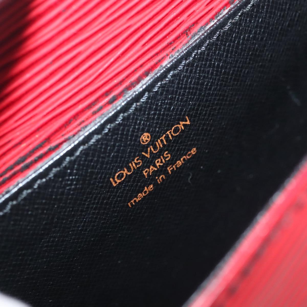 LOUIS VUITTON Epi Saint Cloud PM Shoulder Bag Red M52217 LV Auth gh693