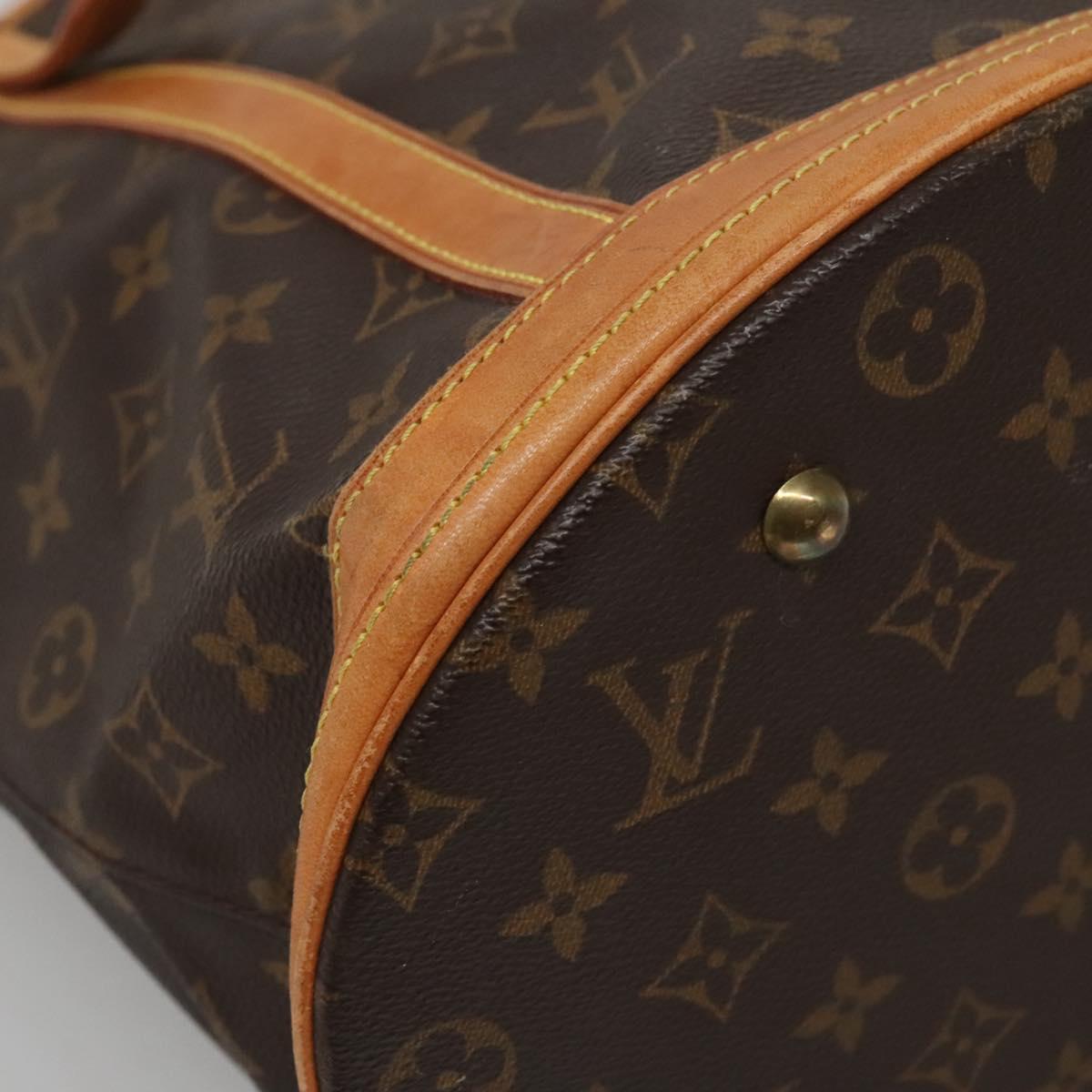 LOUIS VUITTON Monogram Bucket GM Shoulder Bag M42236 LV Auth gh725
