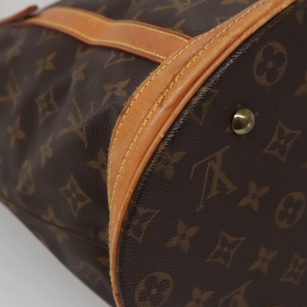 LOUIS VUITTON Monogram Bucket GM Shoulder Bag M42236 LV Auth gh725