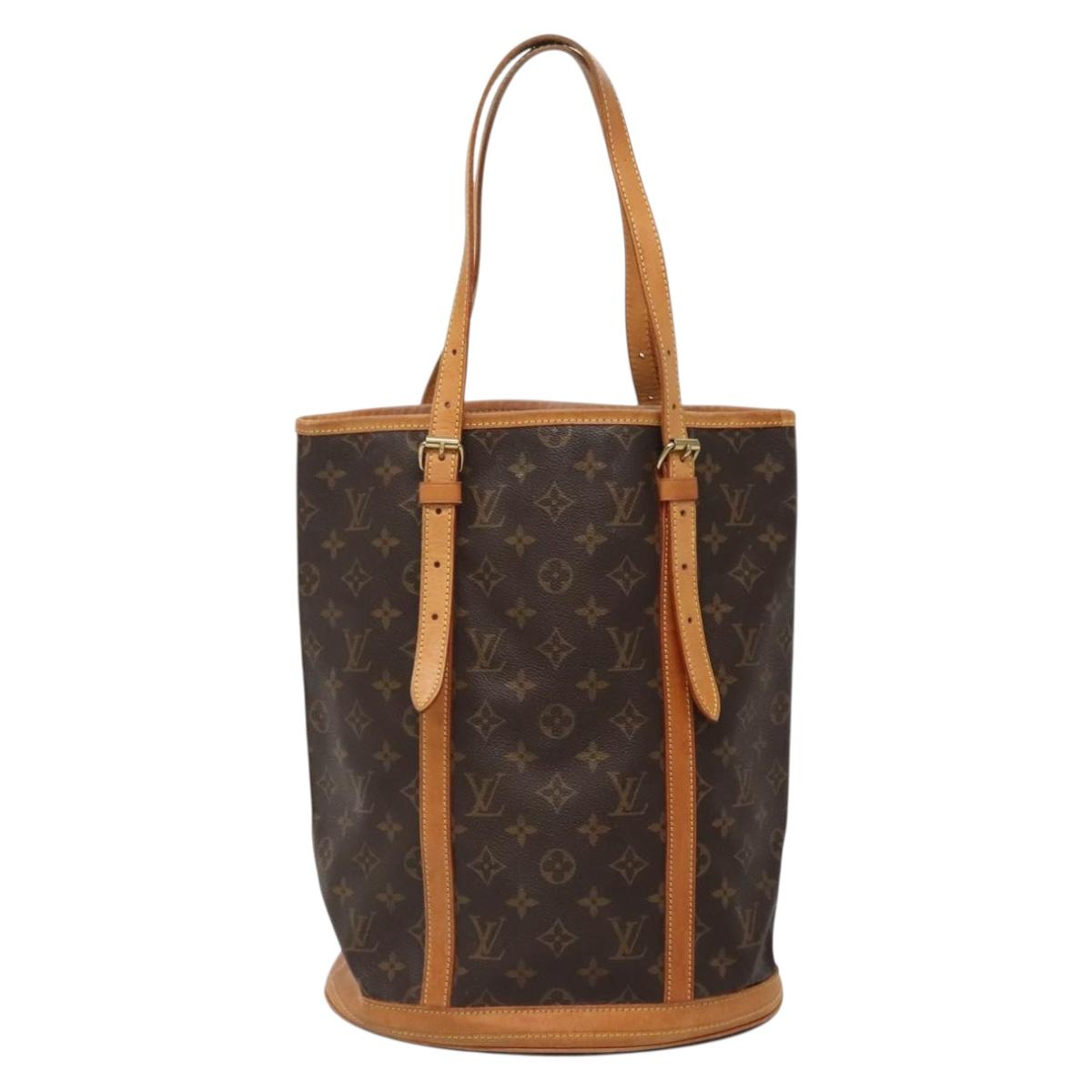LOUIS VUITTON Monogram Bucket GM Shoulder Bag M42236 LV Auth gh725