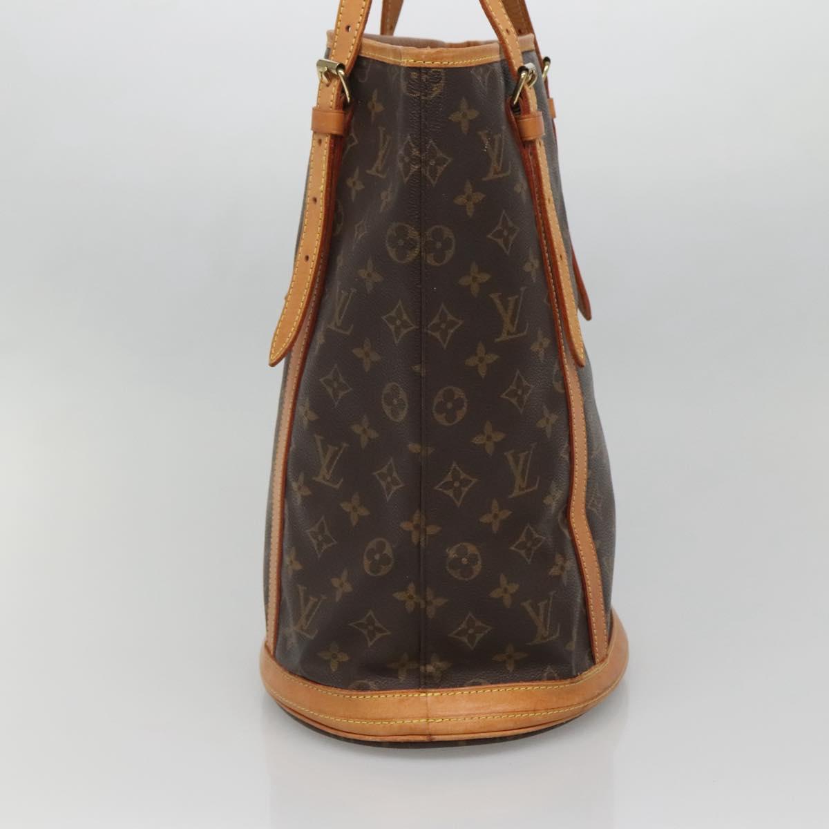 LOUIS VUITTON Monogram Bucket GM Shoulder Bag M42236 LV Auth gh725