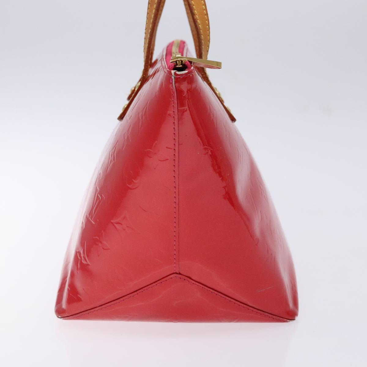 LOUIS VUITTON Monogram Vernis Bellevue PM Hand Bag Rose Pop M93669 Auth gh731