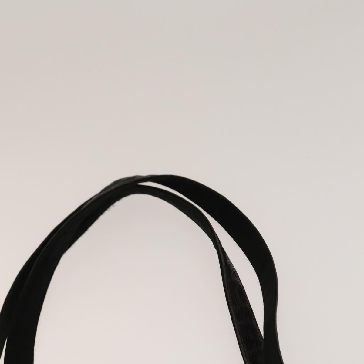 Salvatore Ferragamo Tote Bag Leather 2Set Black Auth gh736