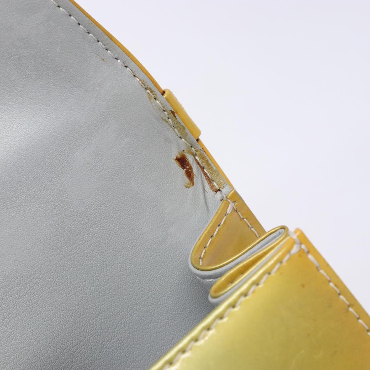 LOUIS VUITTON Monogram Vernis Spring Street Hand Bag Gris M91029 LV Auth gh743