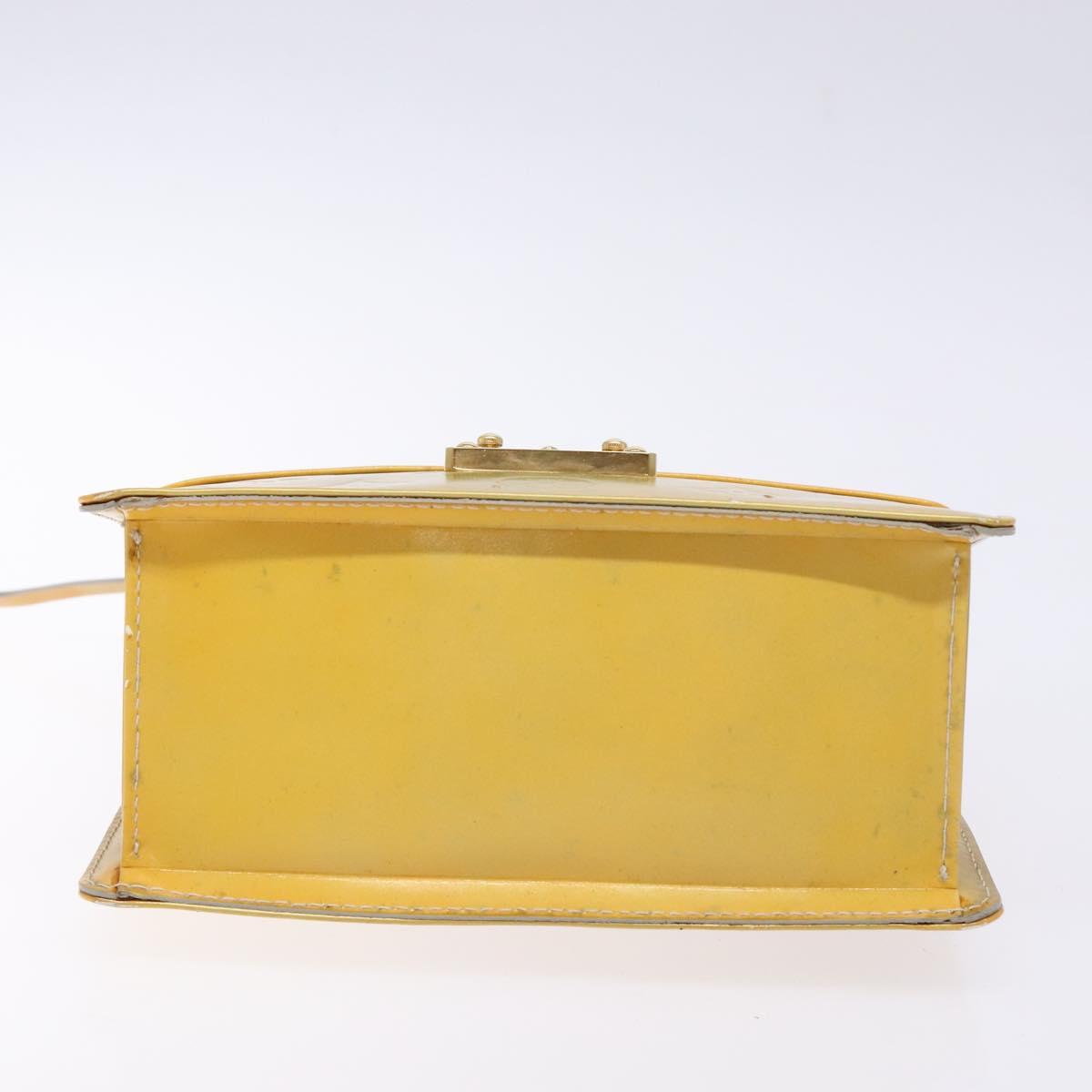 LOUIS VUITTON Monogram Vernis Spring Street Hand Bag Gris M91029 LV Auth gh743