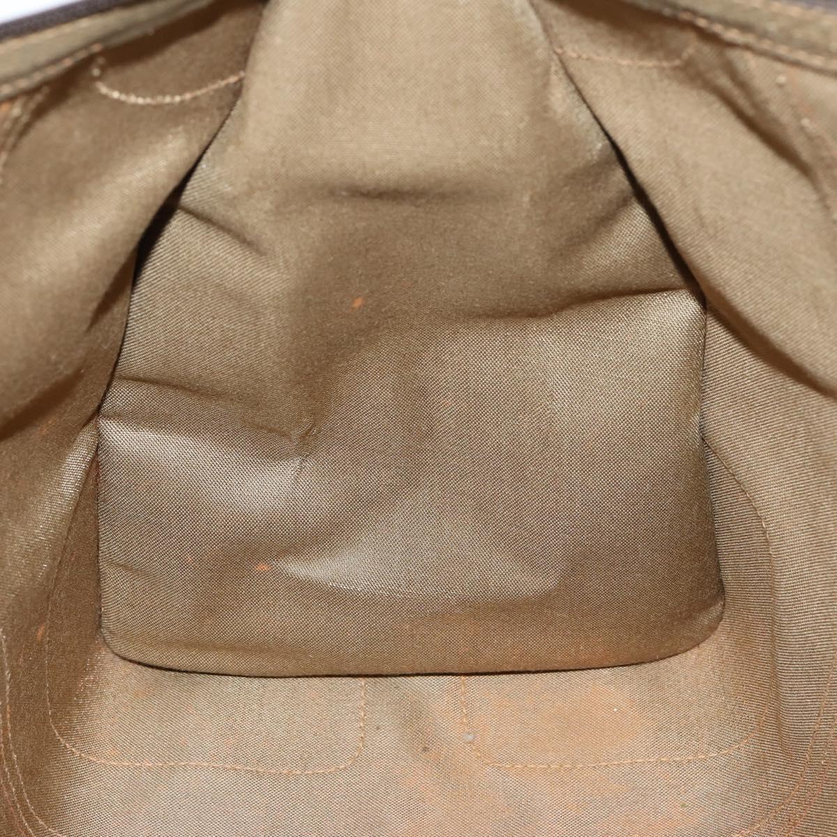 GUCCI GG Supreme Web Sherry Line Boston Bag PVC Beige 012 067 1125 Auth gh769