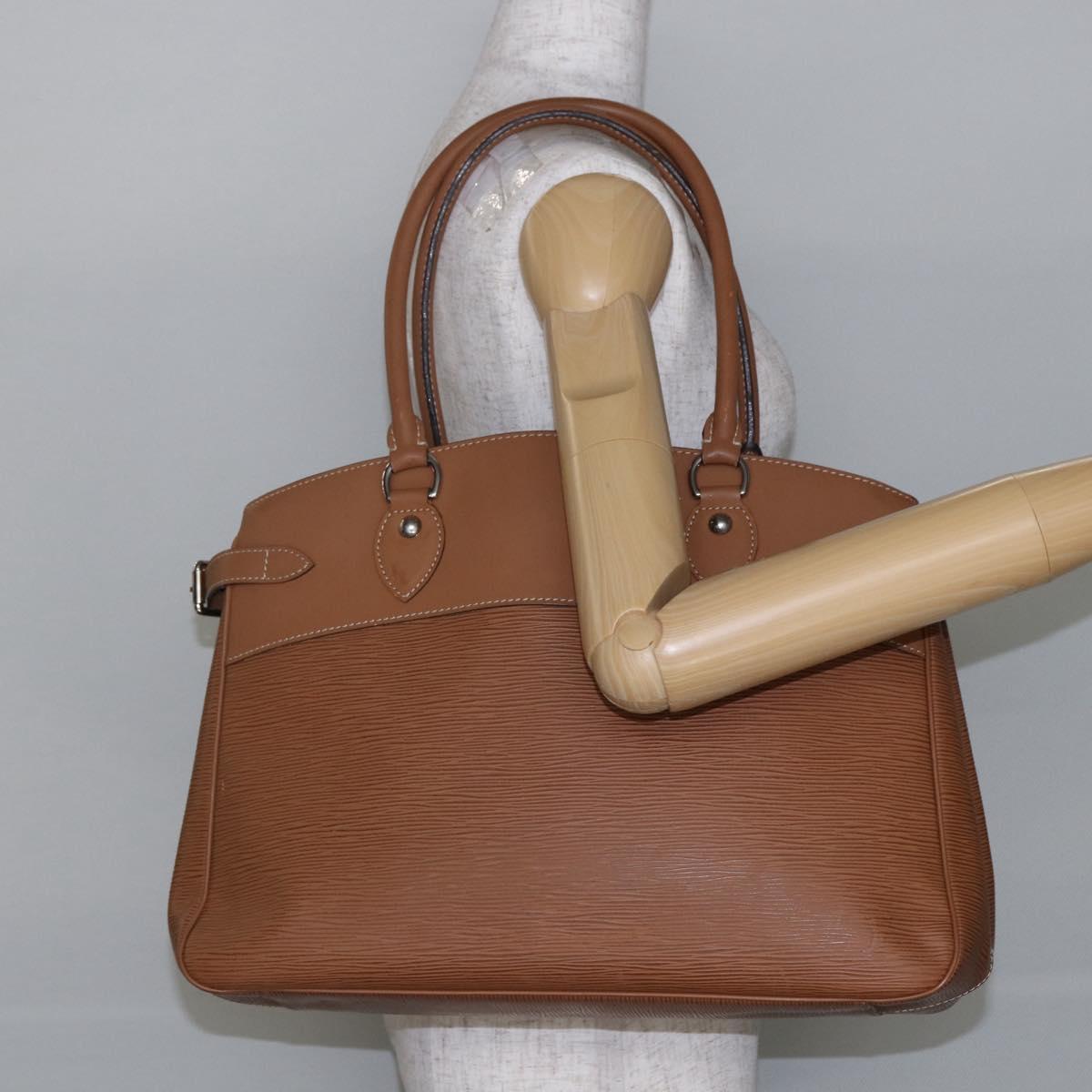 LOUIS VUITTON Epi Passy GM Hand Bag Camel M59251 LV Auth gh780