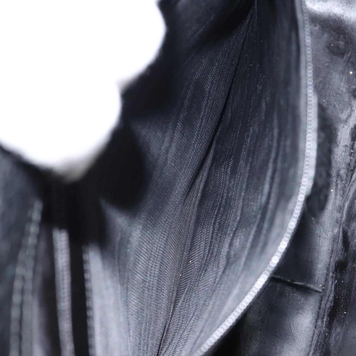 GUCCI Hand Bag Leather Black 002 3754 0459 Auth gh785