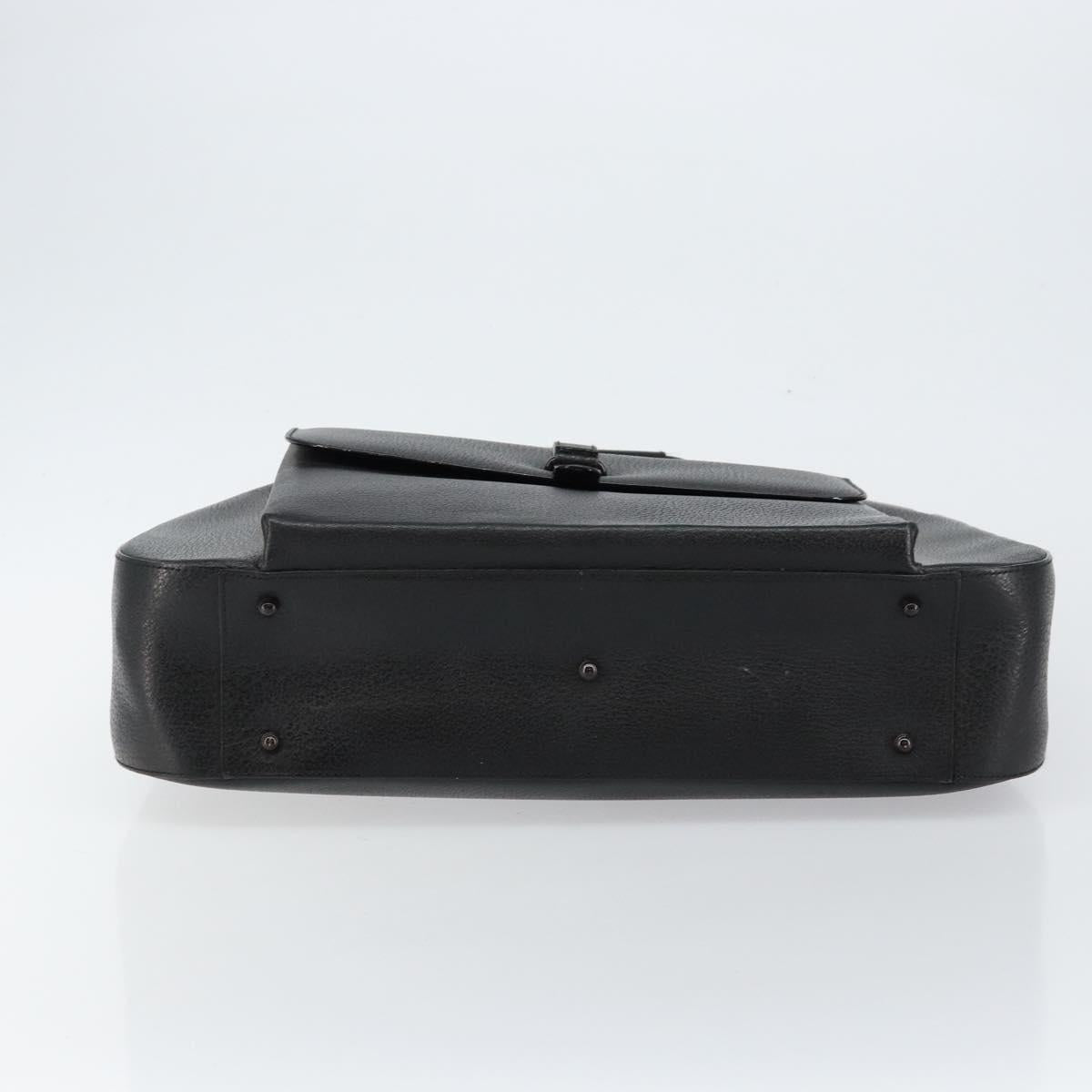 GUCCI Hand Bag Leather Black 002 3754 0459 Auth gh785