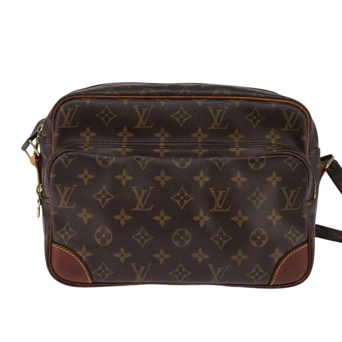 LOUIS VUITTON Monogram Nile Shoulder Bag M45244 LV Auth gh789
