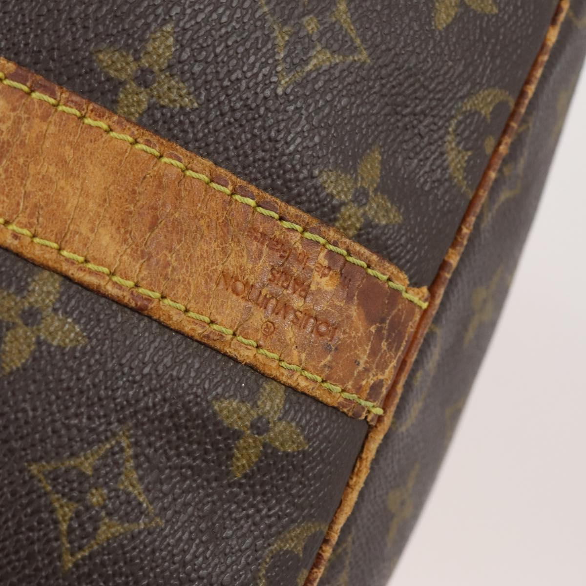 LOUIS VUITTON Monogram Keepall Bandouliere 55 Boston Bag M41414 LV Auth gh792