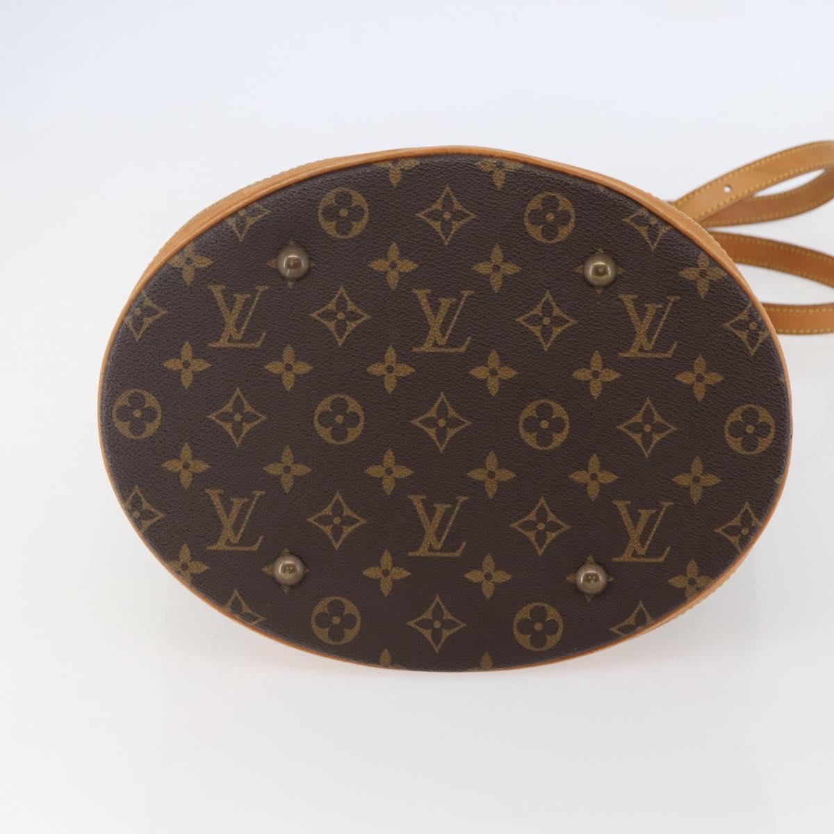 LOUIS VUITTON Monogram Bucket GM Shoulder Bag M42236 LV Auth gh795