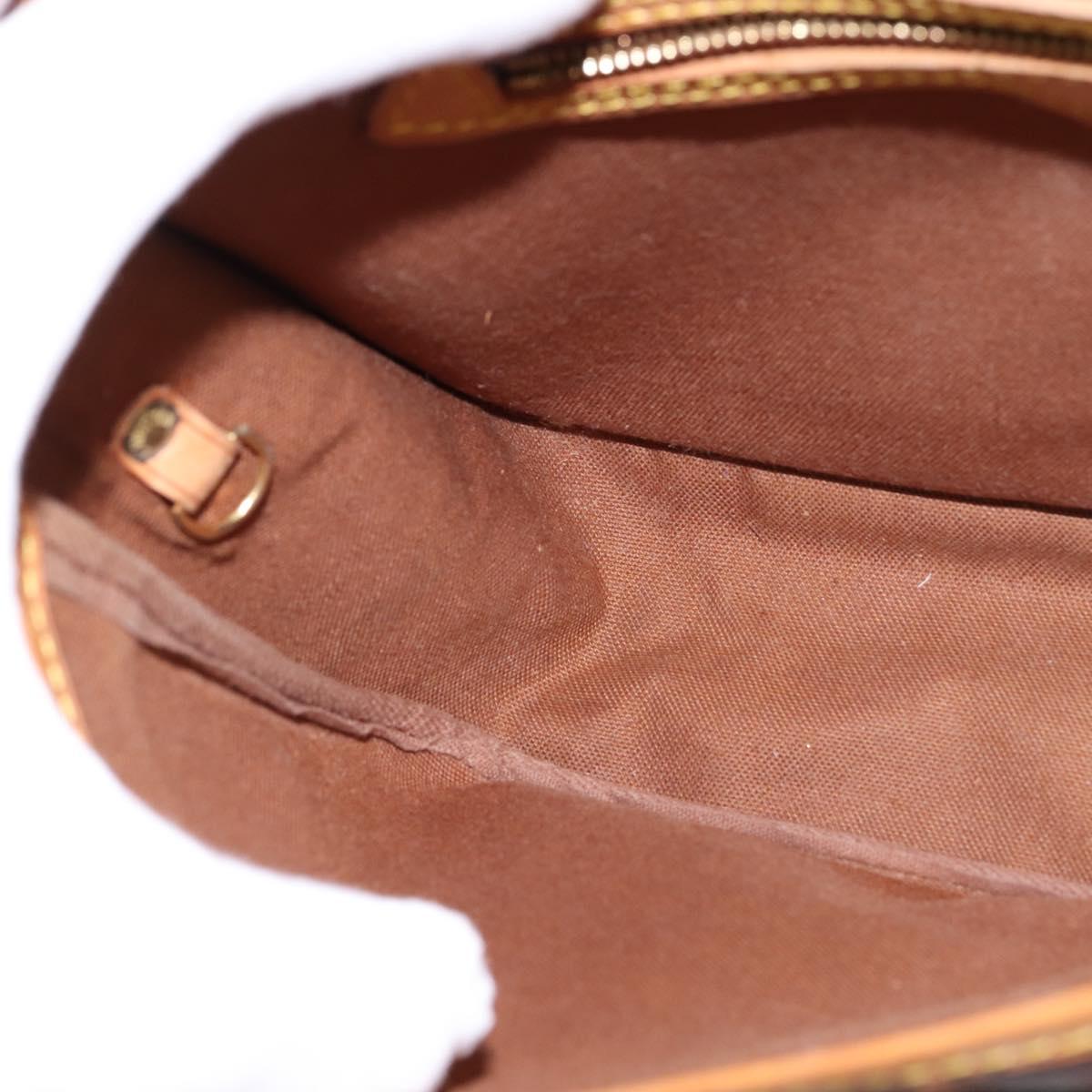 LOUIS VUITTON Monogram Gibeciere PM Shoulder Bag M42248 LV Auth gh796