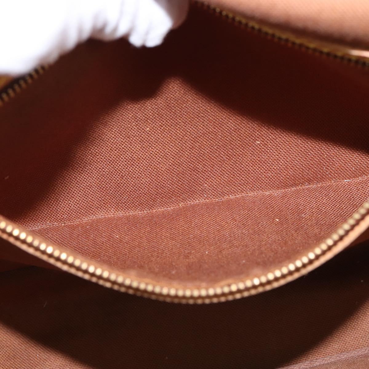 LOUIS VUITTON Monogram Gibeciere PM Shoulder Bag M42248 LV Auth gh796