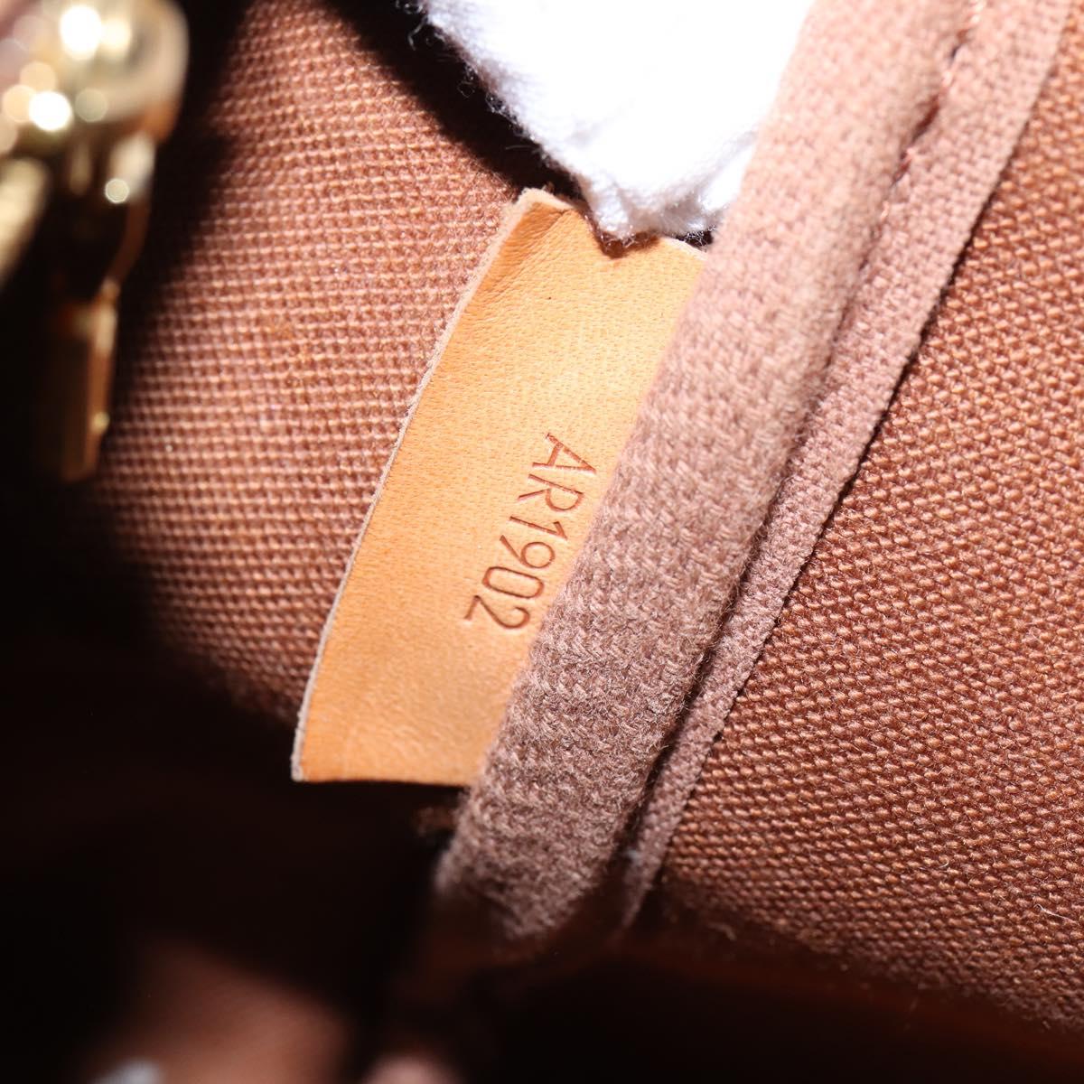 LOUIS VUITTON Monogram Gibeciere PM Shoulder Bag M42248 LV Auth gh796