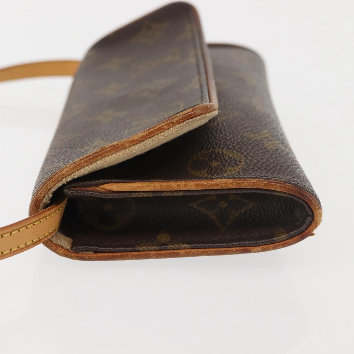 LOUIS VUITTON Monogram Pochette Twin PM Shoulder Bag M51854 LV Auth gh816