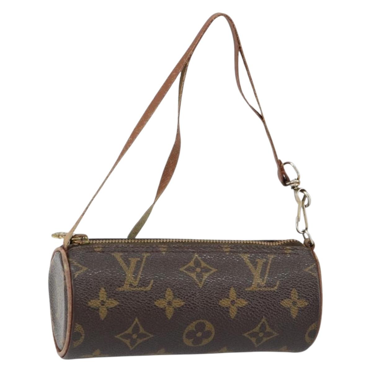 LOUIS VUITTON Monogram Papillon Pouch LV Auth gh823