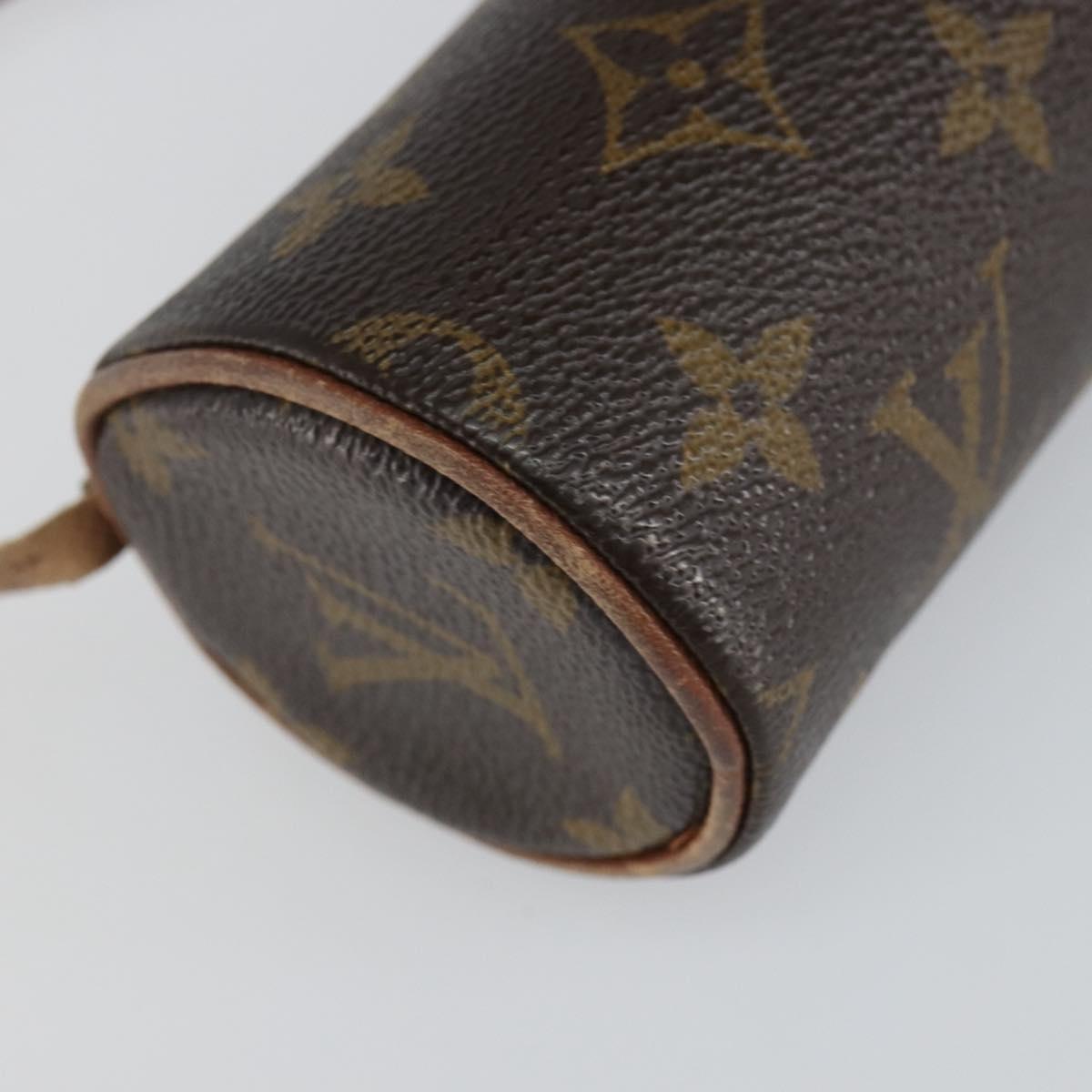 LOUIS VUITTON Monogram Papillon Pouch LV Auth gh823
