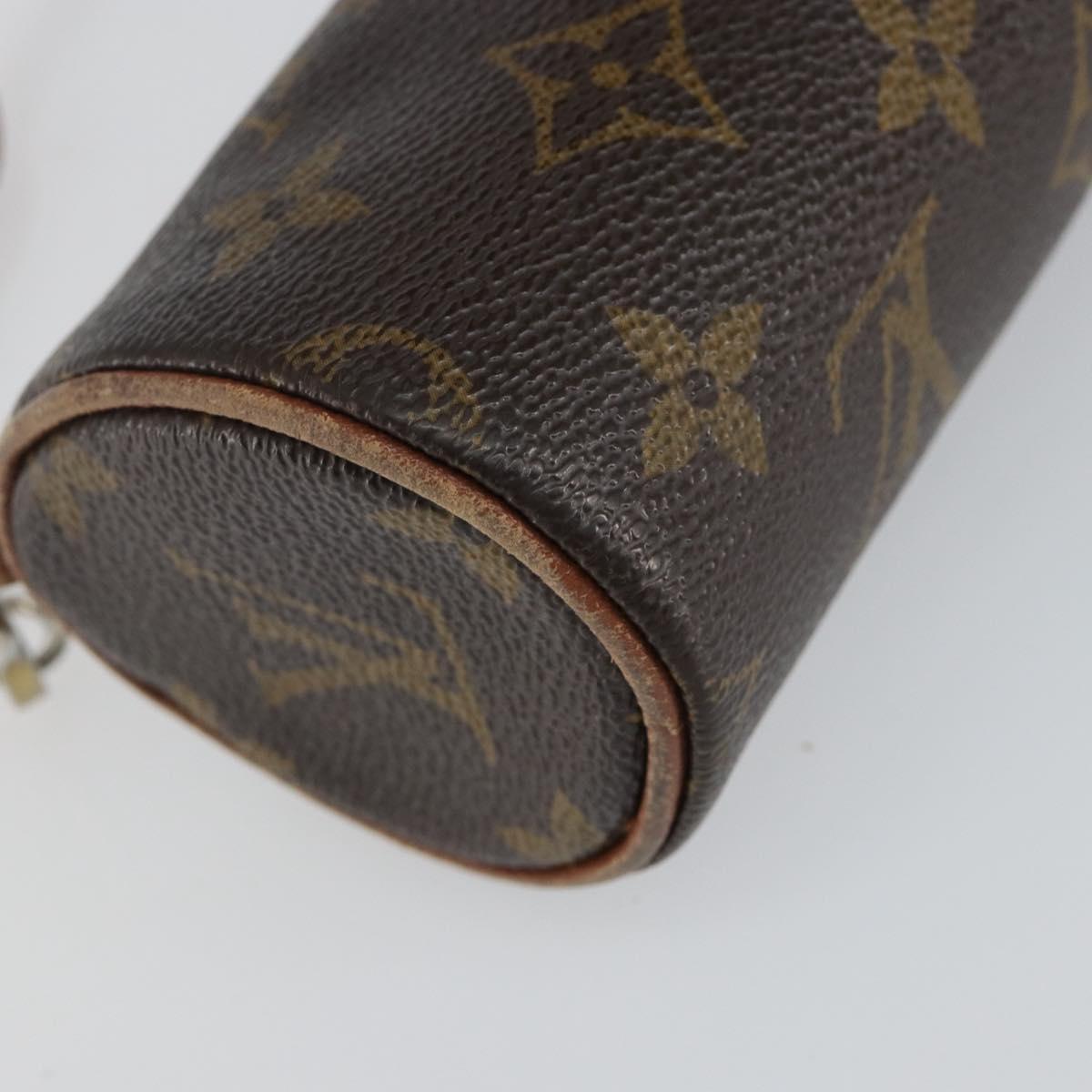 LOUIS VUITTON Monogram Papillon Pouch LV Auth gh823