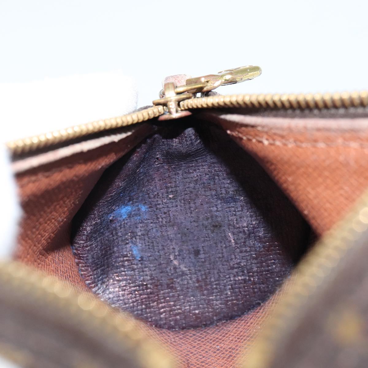 LOUIS VUITTON Monogram Papillon Pouch LV Auth gh823