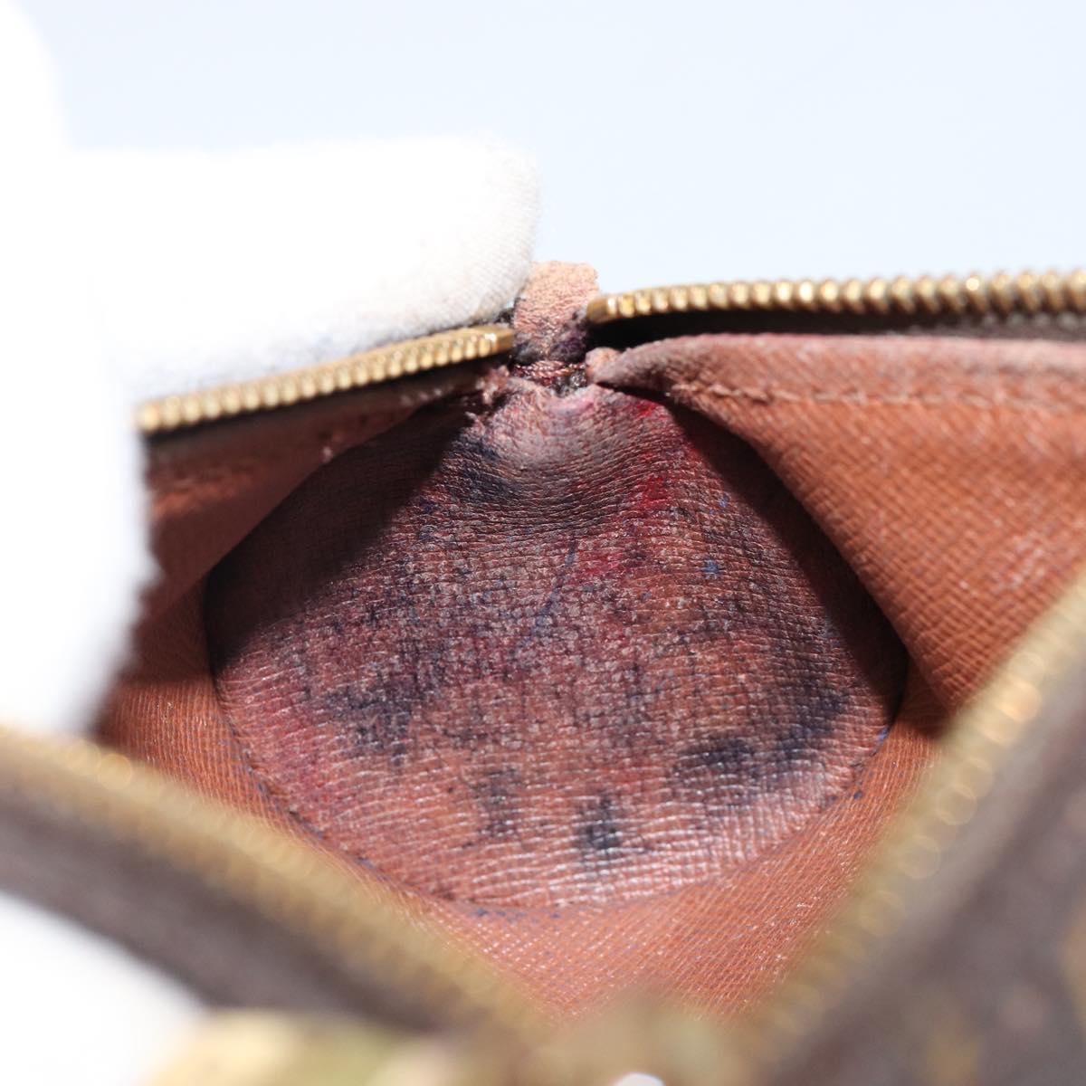 LOUIS VUITTON Monogram Papillon Pouch LV Auth gh823