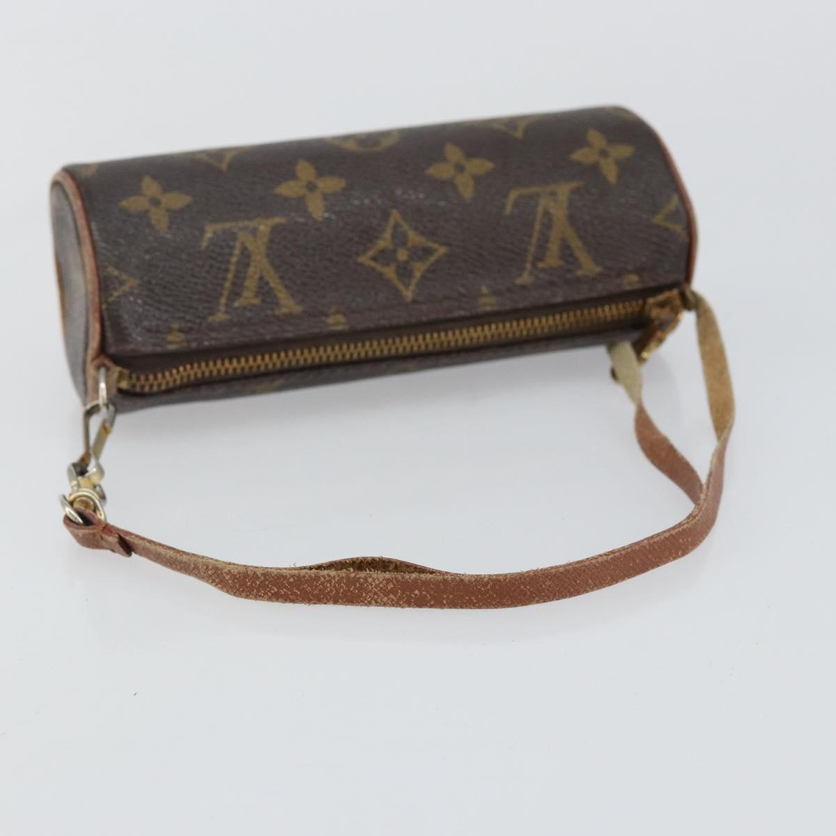 LOUIS VUITTON Monogram Papillon Pouch LV Auth gh823