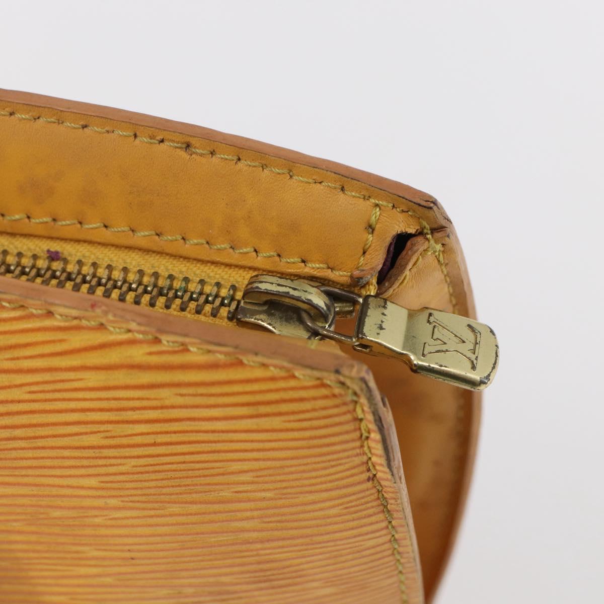 LOUIS VUITTON Epi Saint Jacques Shopping Shoulder Bag Yellow M52269 Auth gh826