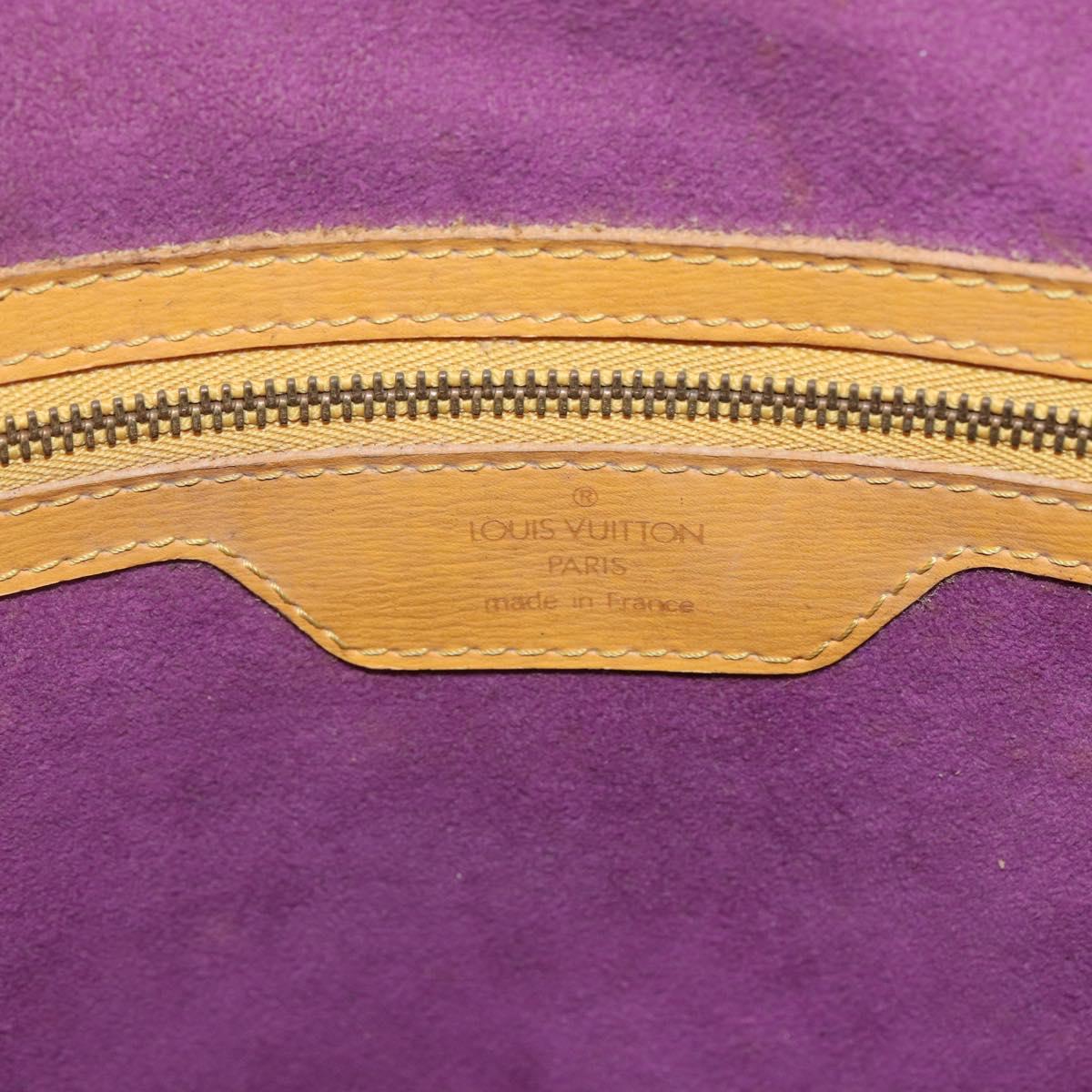 LOUIS VUITTON Epi Saint Jacques Shopping Shoulder Bag Yellow M52269 Auth gh826