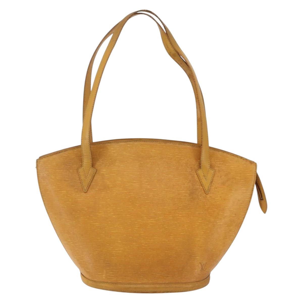 LOUIS VUITTON Epi Saint Jacques Shopping Shoulder Bag Yellow M52269 Auth gh826