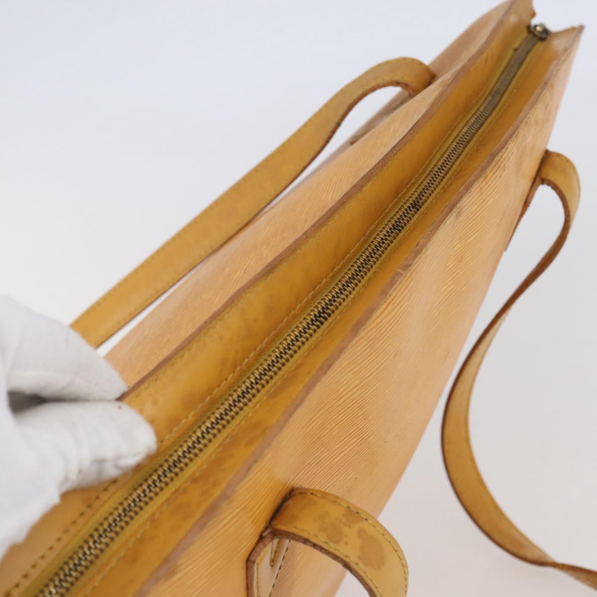 LOUIS VUITTON Epi Saint Jacques Shopping Shoulder Bag Yellow M52269 Auth gh826