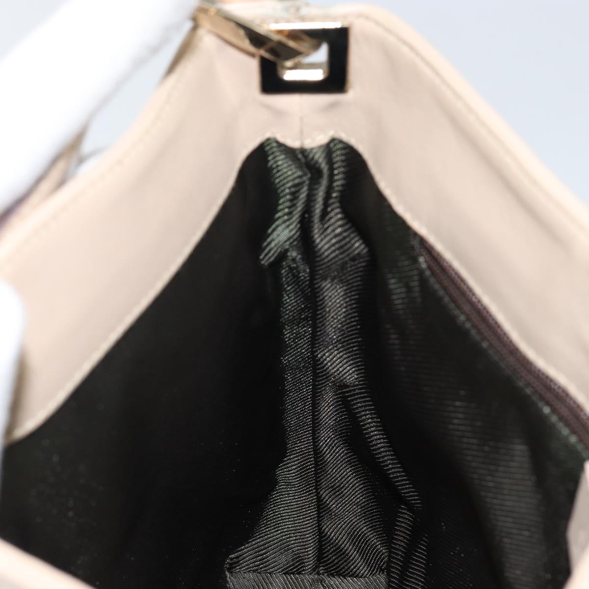 GUCCI GG Canvas Shoulder Bag Beige Gold 33900 Auth gh831