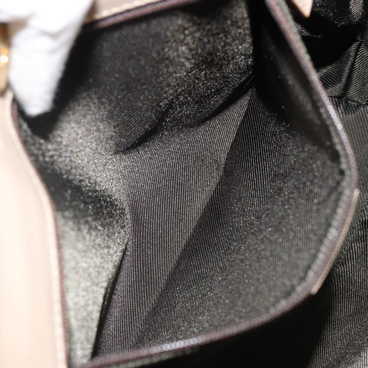 GUCCI GG Canvas Shoulder Bag Beige Gold 33900 Auth gh831