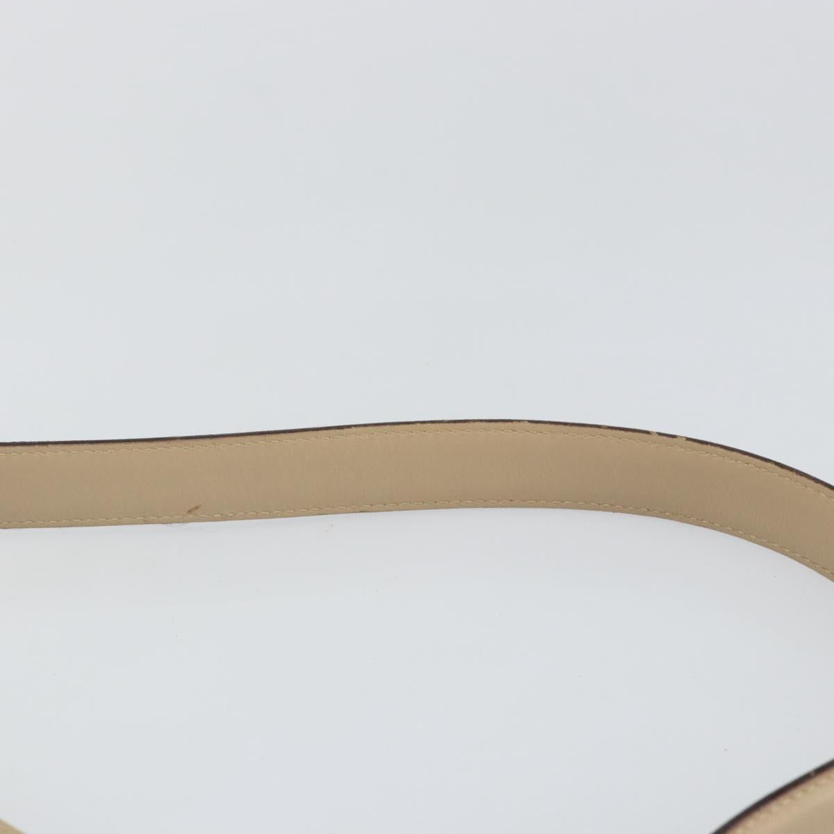 GUCCI GG Canvas Shoulder Bag Beige Gold 33900 Auth gh831