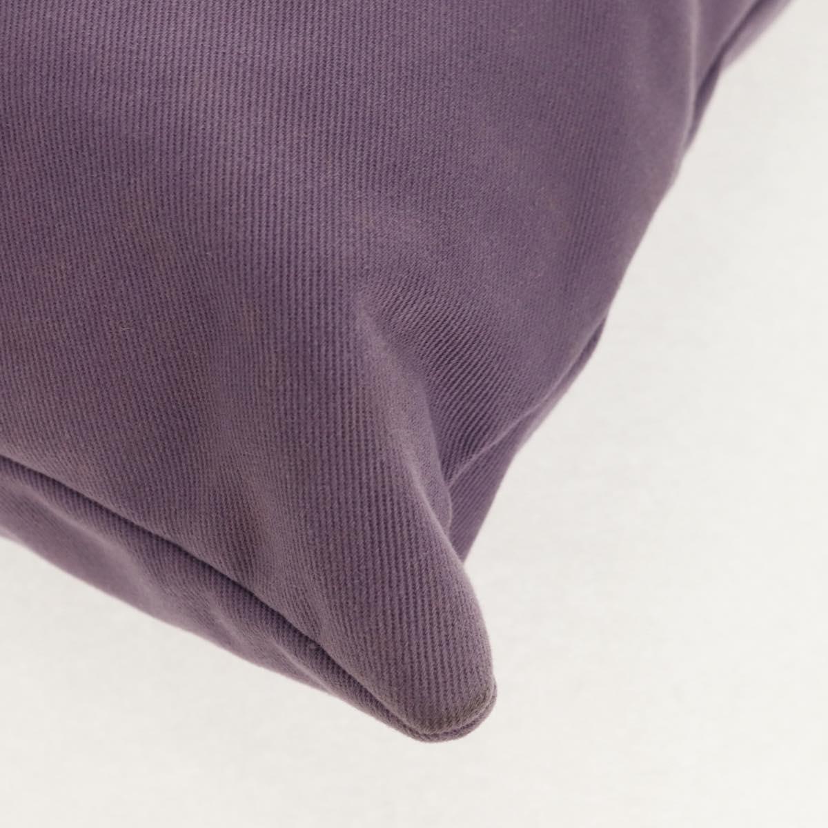 SAINT LAURENT Kahala Tote Bag Canvas Purple Silver 121627 Auth gh833