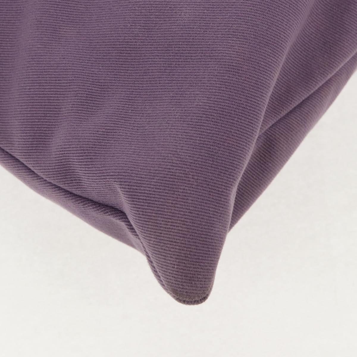 SAINT LAURENT Kahala Tote Bag Canvas Purple Silver 121627 Auth gh833