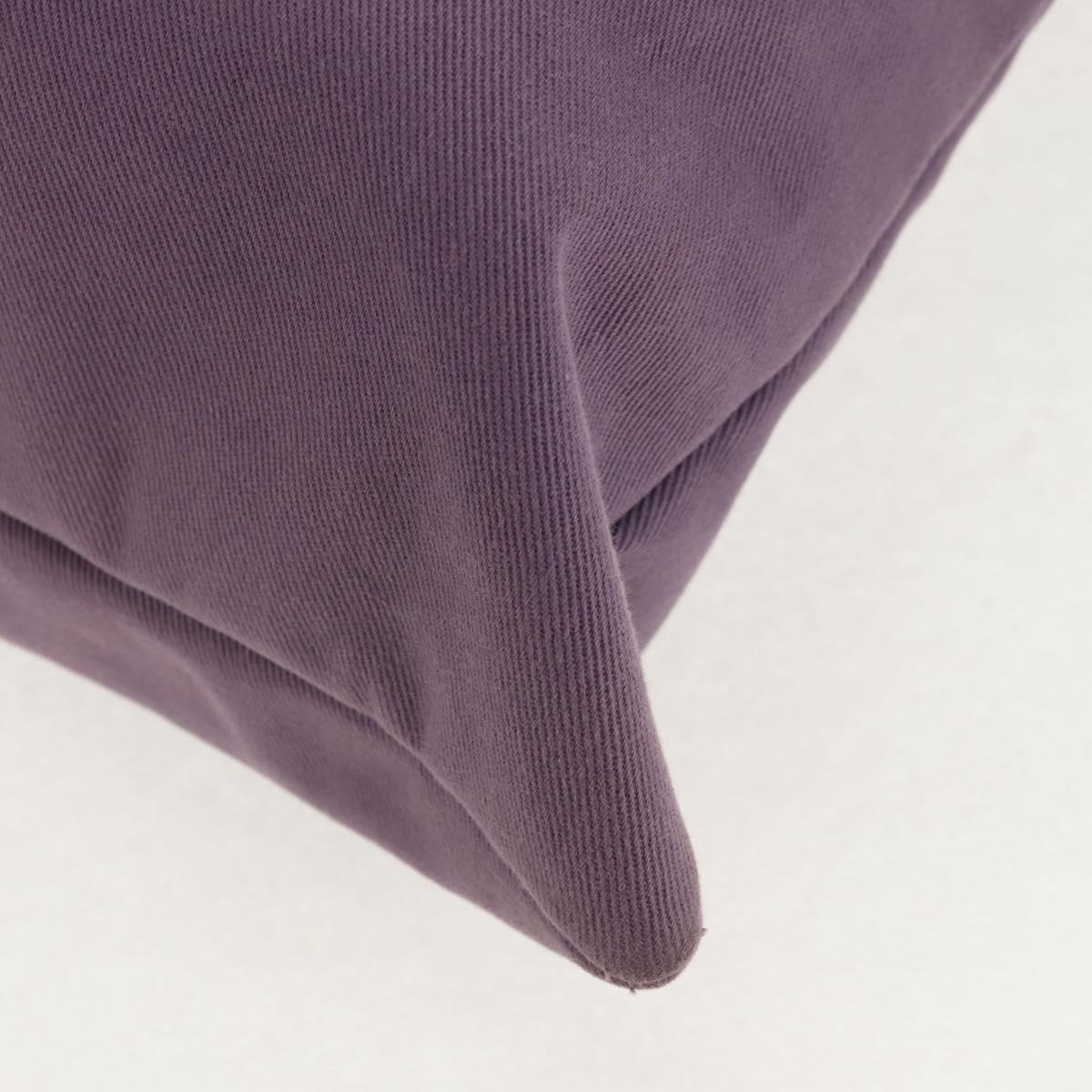 SAINT LAURENT Kahala Tote Bag Canvas Purple Silver 121627 Auth gh833