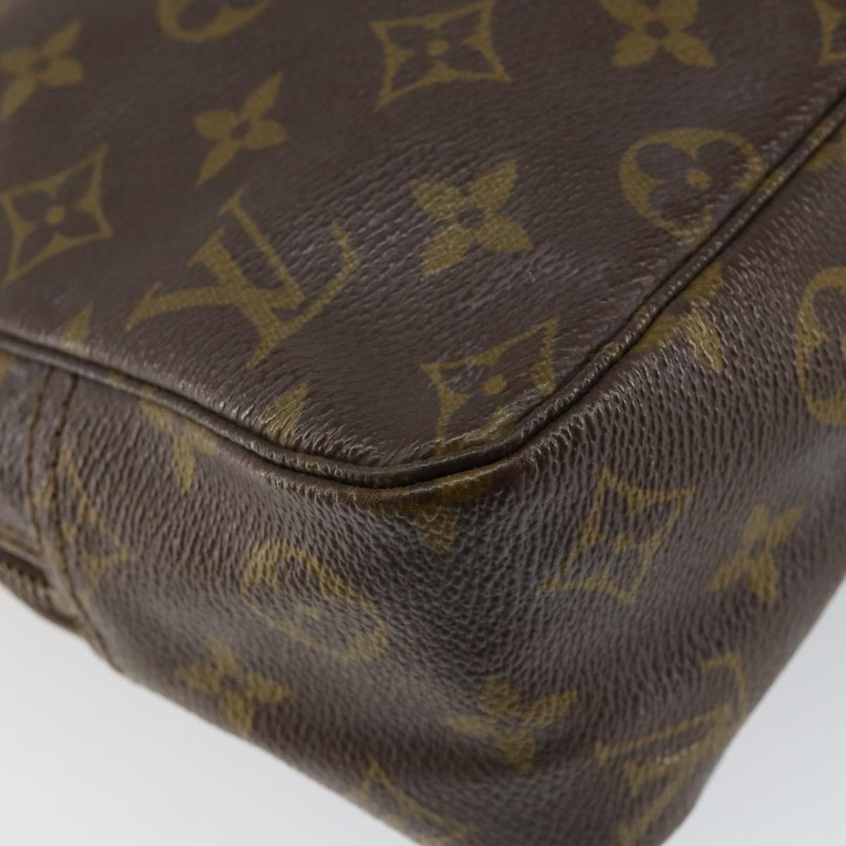 LOUIS VUITTON Monogram Trousse Toilette 28 Clutch Bag Vintage M47522 Auth gh846