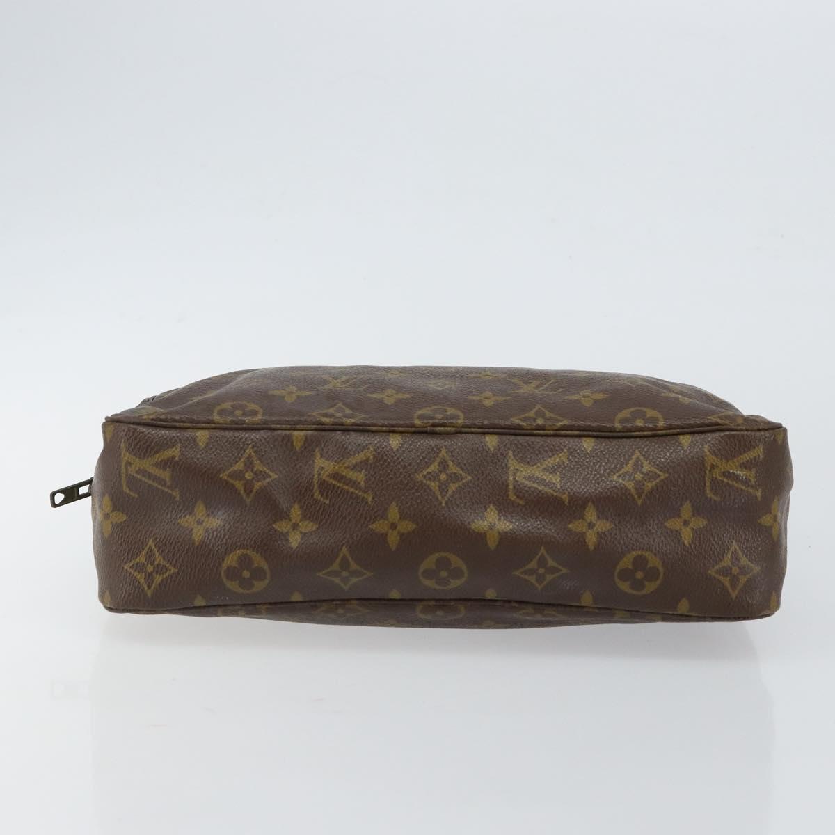LOUIS VUITTON Monogram Trousse Toilette 28 Clutch Bag Vintage M47522 Auth gh846