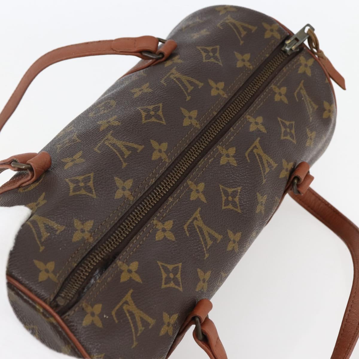 LOUIS VUITTON Monogram Papillon 30 Hand Bag Vintage M51385 LV Auth gh847