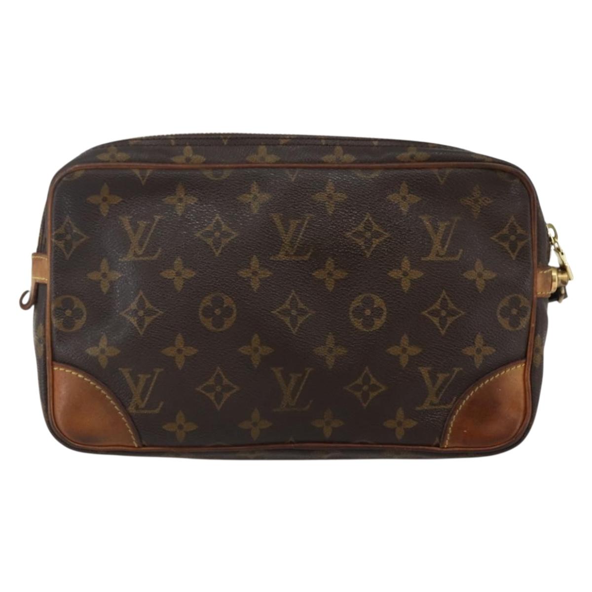 LOUIS VUITTON Monogram Marly Dragonne GM Clutch Bag M51825 LV Auth gh849