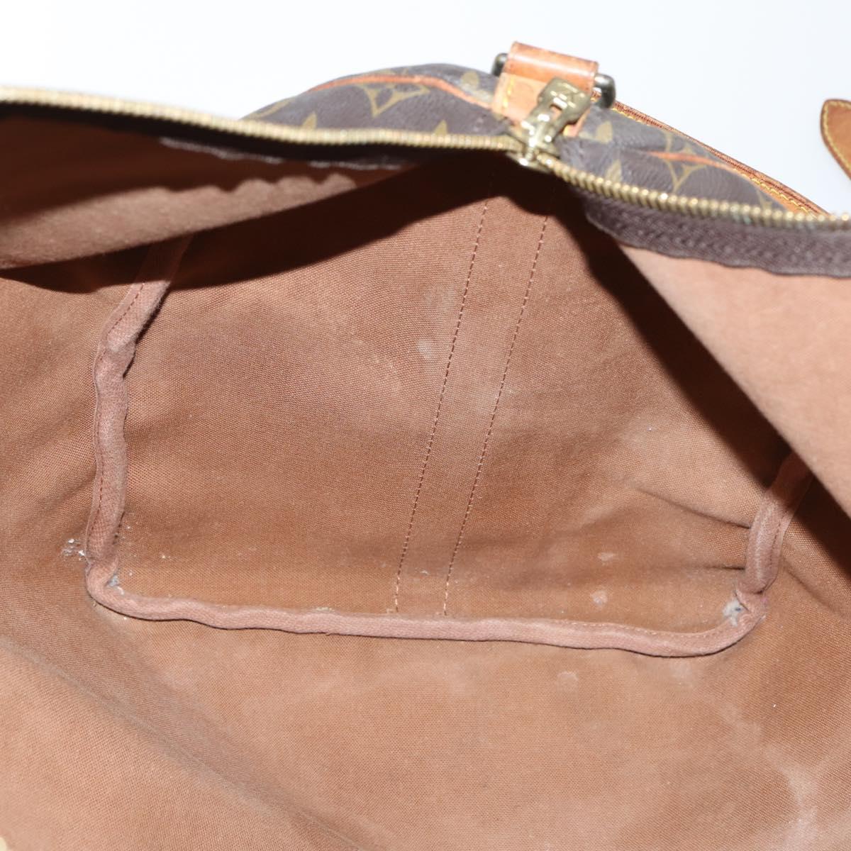 LOUIS VUITTON Monogram Keepall Bandouliere 55 Boston Bag M41414 LV Auth gh851