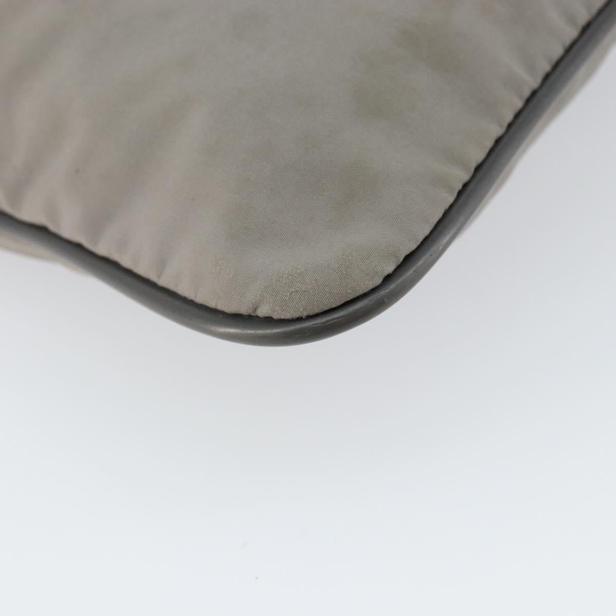 PRADA Sports Shoulder Bag Nylon Gray CC Auth gh866