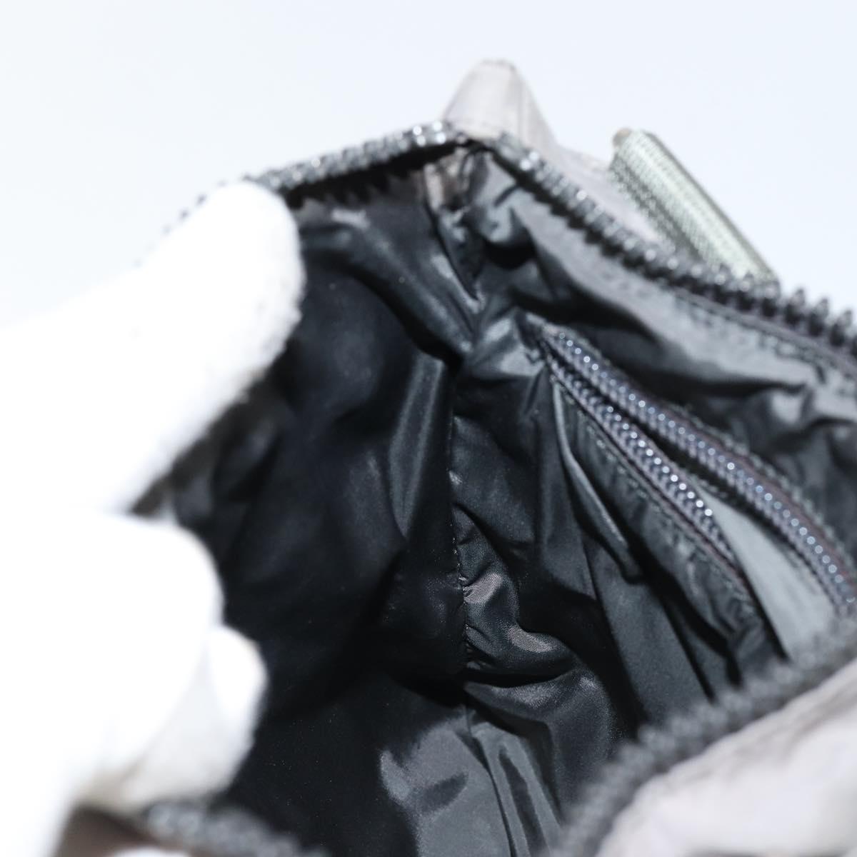 PRADA Sports Shoulder Bag Nylon Gray CC Auth gh866