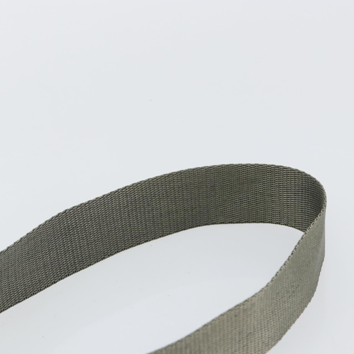 PRADA Sports Shoulder Bag Nylon Gray CC Auth gh866