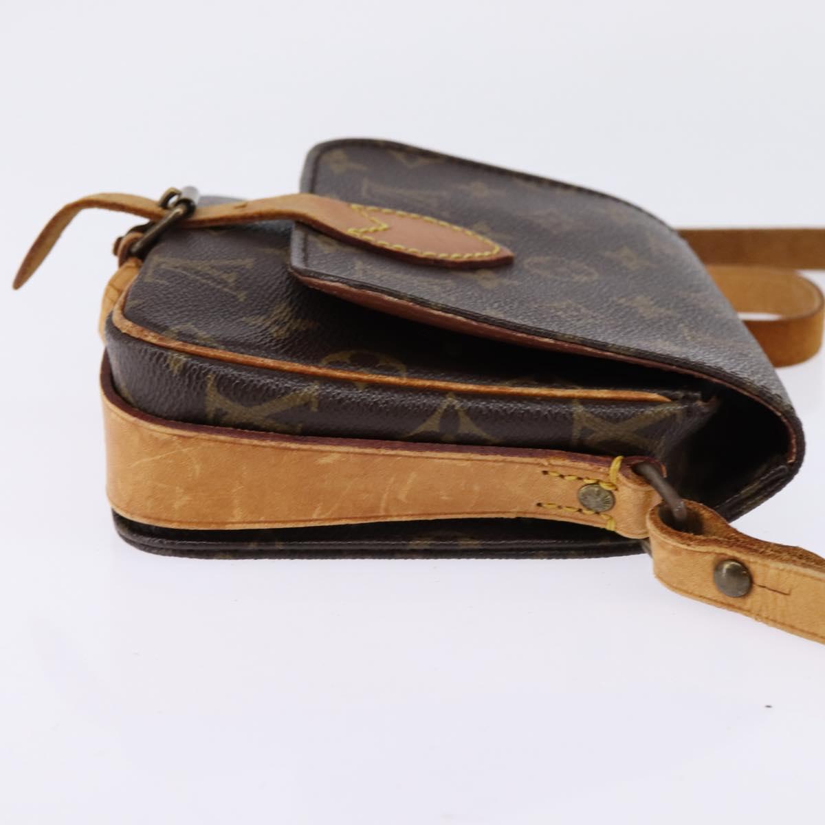 LOUIS VUITTON Monogram Cartouchiere PM Shoulder Bag M51254 LV Auth gh872