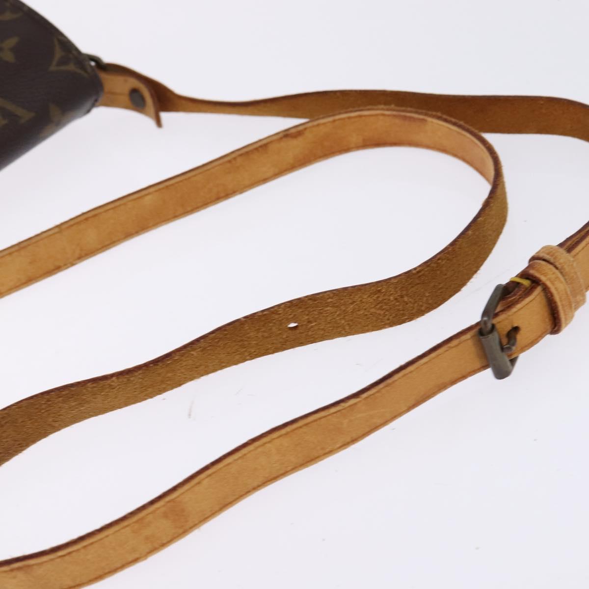 LOUIS VUITTON Monogram Cartouchiere PM Shoulder Bag M51254 LV Auth gh872